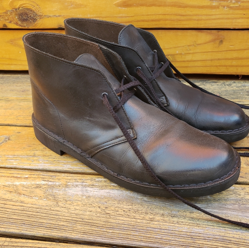 Clark's All Black Desert Boot- Discontinued